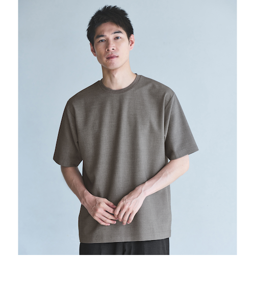 KIVANC クルーネック Tシャツ -ストレッチ-｜グリーンレーベル