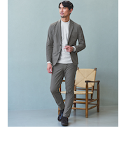 【WEB限定】JUST fit ナイロン PU ナロー セットアップ -2Wayストレッチ-