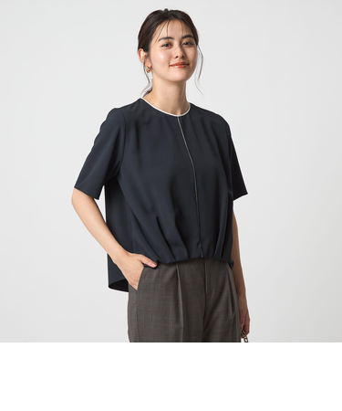 フロント ライン 5分袖 TEEブラウス