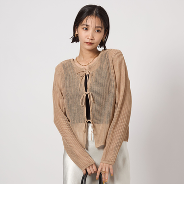 メッシュ 2WAY プルオーバー ニット ２ -ウォッシャブル-