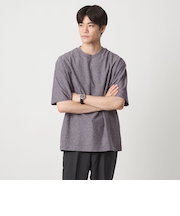 ミックス メランジ クルーネック Tシャツ