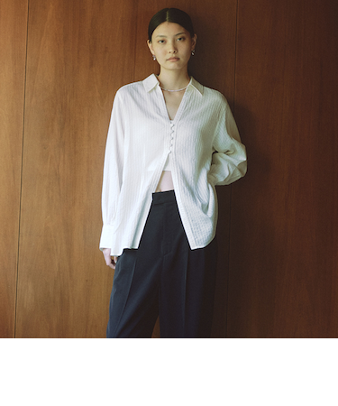 ＜SEASONAL COLLECTION＞ドビー シャツ