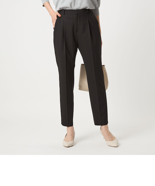 セットアップ対応】ビューティーツイルストレッチ テーパードパンツ