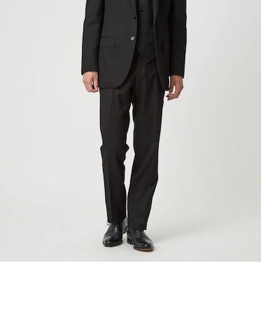 REDA サージ スリム ノープリーツ スーツパンツ