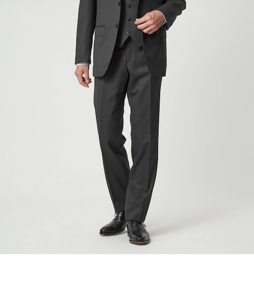 REDA サージ スリム ノープリーツ スーツパンツ