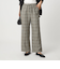 ［size SHORT/TALLあり］BREEZE LINEN ブリーズリネン ワイド パンツ チェック