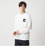 ＜THE NORTH FACE＞スクエアロゴ ロングスリーブ 長袖 Tシャツ