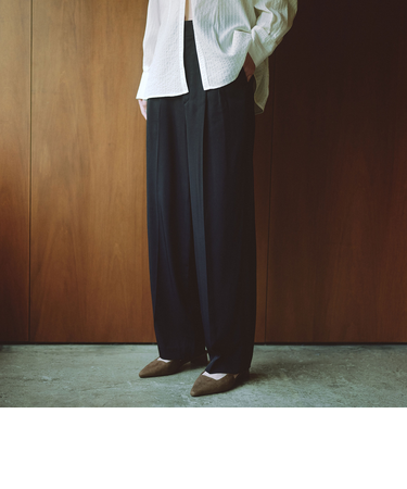＜SEASONAL COLLECTION＞2タック パンツ
