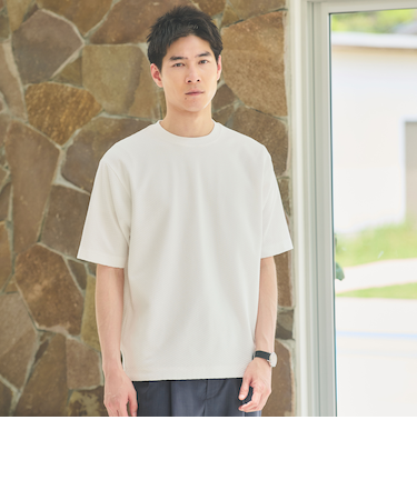 クリア リンクス クルーネック Tシャツ