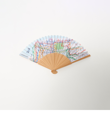 ＜KIKKERLAND＞マップファン 扇子