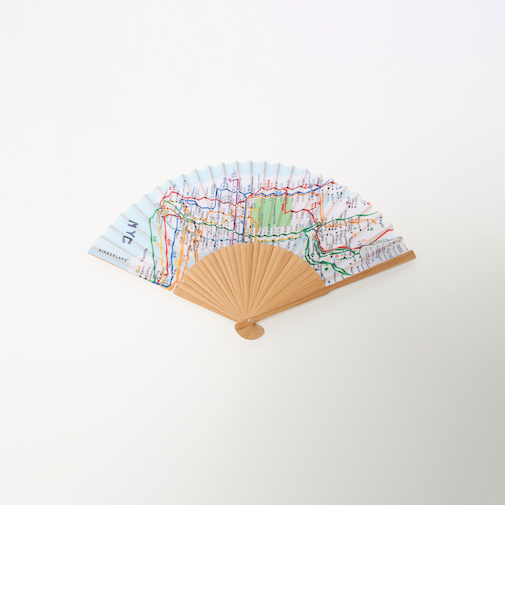 ＜KIKKERLAND＞マップファン 扇子