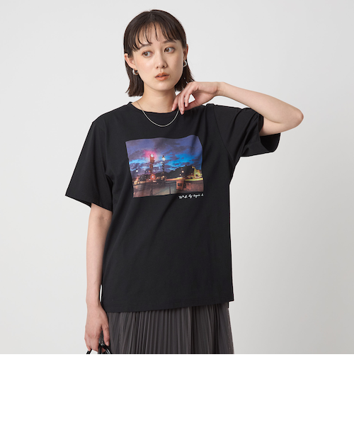To b. by agnes b.コラボ＞フォト ショートスリーブ Tシャツ