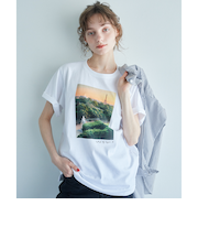 <To b. by agnes b.コラボ>フォト ショートスリーブ Tシャツ