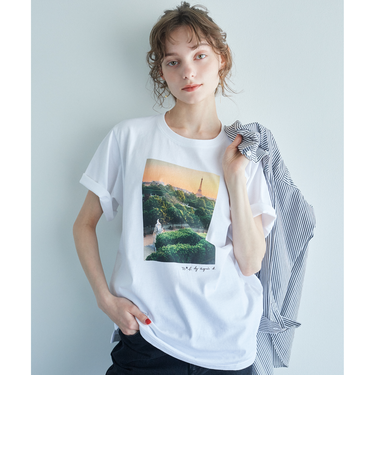 ＜To b. by agnes b.コラボ＞フォト ショートスリーブ Tシャツ