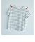 ＜To b. by agnes b.コラボ＞ロゴ ショートスリーブ Tシャツ ボーダー