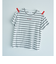 ＜To b. by agnes b.コラボ＞ロゴ ショートスリーブ Tシャツ ボーダー