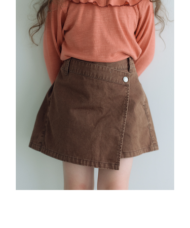 ツイルラップ キュロットパンツ / キッズ 100cm-160cm