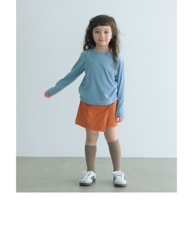 ツイルラップ キュロットパンツ / キッズ  100cm-160cm