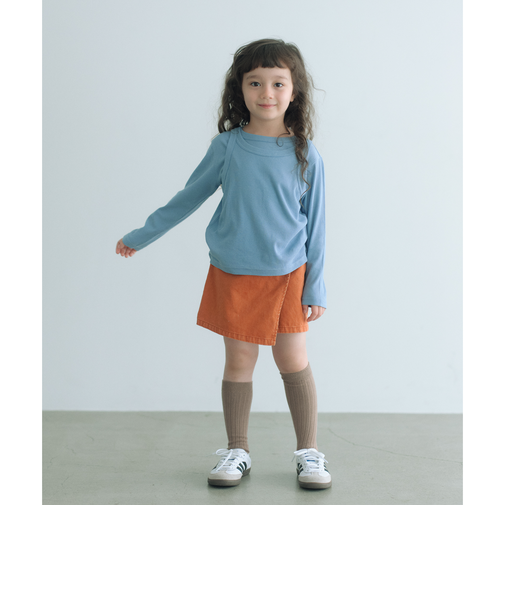 ツイルラップ キュロットパンツ / キッズ  100cm-160cm