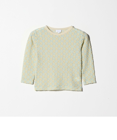 花柄 ジャガードトップス / キッズ 100cm-160cm