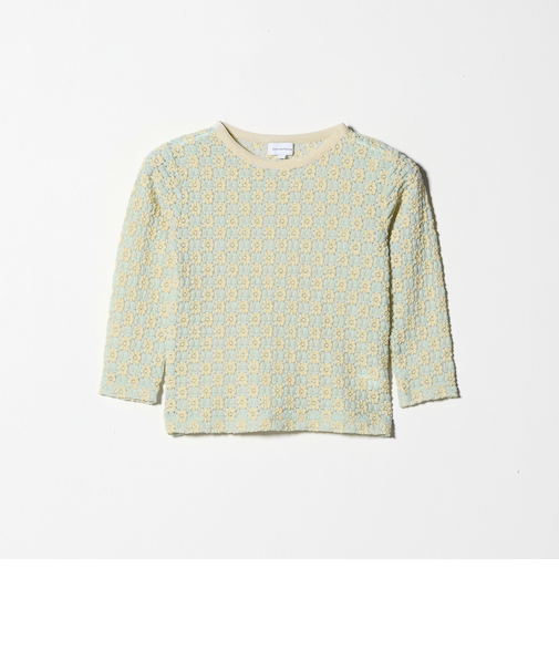 花柄 ジャガードトップス / キッズ 100cm-160cm