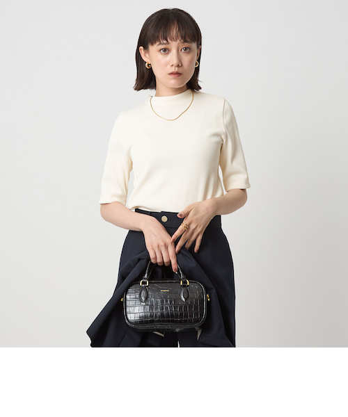 ニットライク モックネック カットソー｜グリーンレーベル