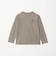 ＜THE NORTH FACE＞ロングスリーブ スモールスクエア ロゴティー / キッズ  130cm-160cm