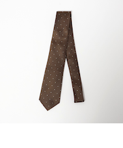 GLR シルク1 8.0cm ドット ネクタイ