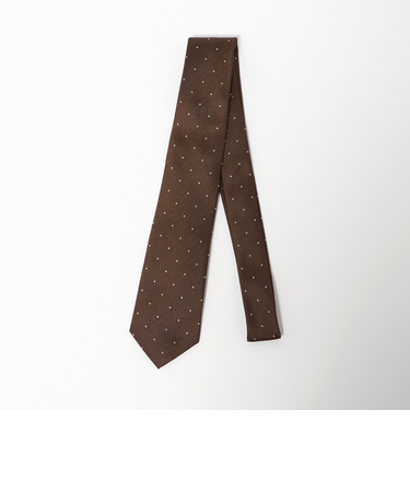 GLR シルク1 8.0cm ドット ネクタイ