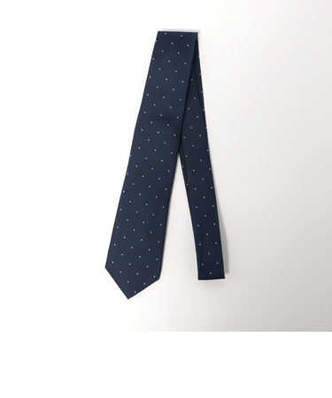 GLR シルク1 8.0cm ドット ネクタイ