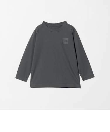 ＜THE NORTH FACE＞ロングスリーブ スモールスクエア ロゴティー / キッズ  110cm-120cm