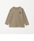 ＜THE NORTH FACE＞ロングスリーブ スモールスクエア ロゴティー / キッズ  110cm-120cm