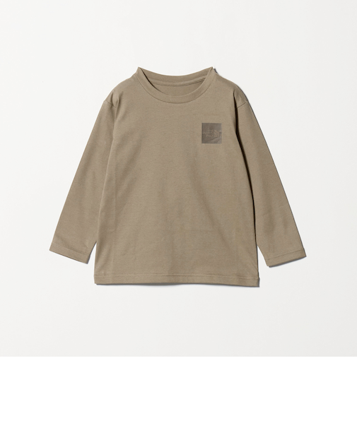 ＜THE NORTH FACE＞ロングスリーブ スモールスクエア ロゴティー / キッズ  110cm-120cm
