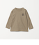 ＜THE NORTH FACE＞ロングスリーブ スモールスクエア ロゴティー / キッズ  110cm-120cm
