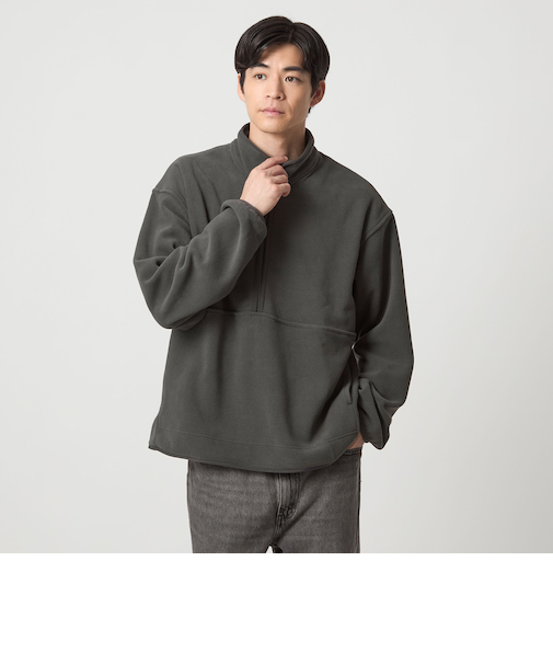 <GOAT>フリース ハーフジップ プルオーバー