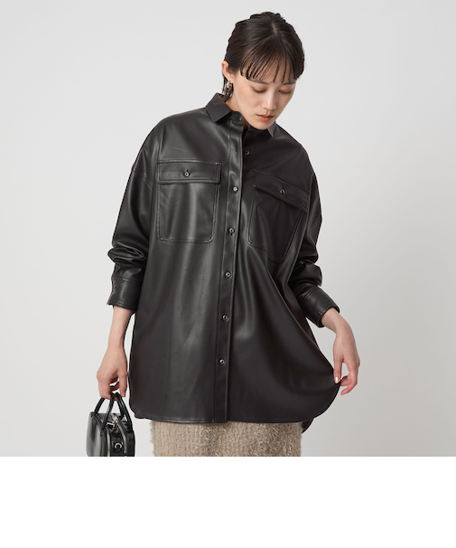 【別注】＜HEALTHY DENIM＞Almond シャツ ブラック