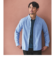 【WEB限定】JUST fit デイリー オックスフォード ボタンダウン シャツ