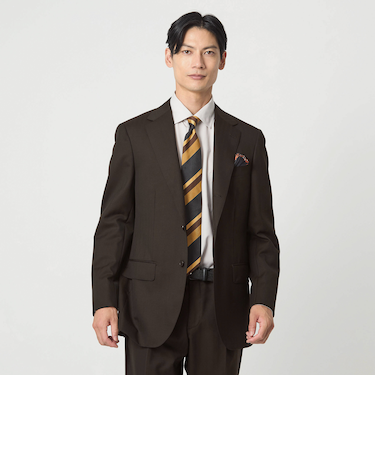 GUABELLO ヘリンボーン 3B HXD スーツジャケット