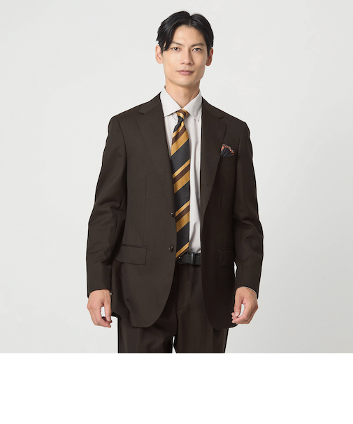 GUABELLO ヘリンボーン 3B HXD スーツジャケット