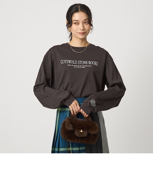 ロゴ ロングスリーブ Tシャツ｜グリーンレーベル リラクシングの