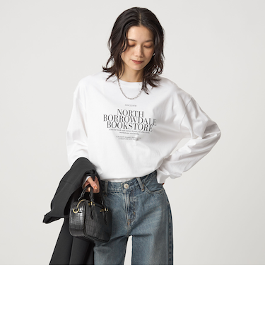 ロゴ ロングスリーブ Tシャツ