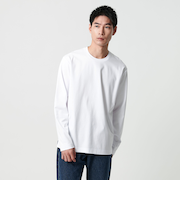 オーガニック コットン ポンチ クルーネック Tシャツ
