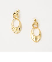 Wオーバルリング ピアス