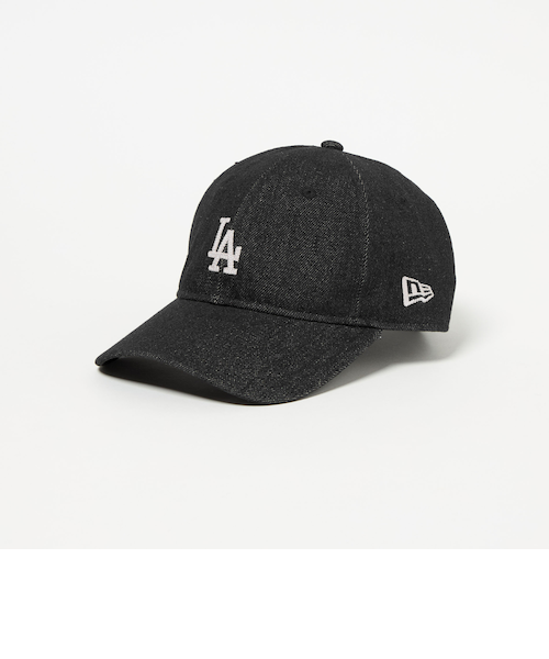 New Era 9TWENTY ブラックキャップ 別注】＜NEW ERA＞9TWENTY デニム LA ブラック キャップ