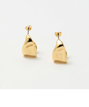 プレート フープ ピアス