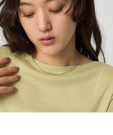 メタリックライン ネックレス