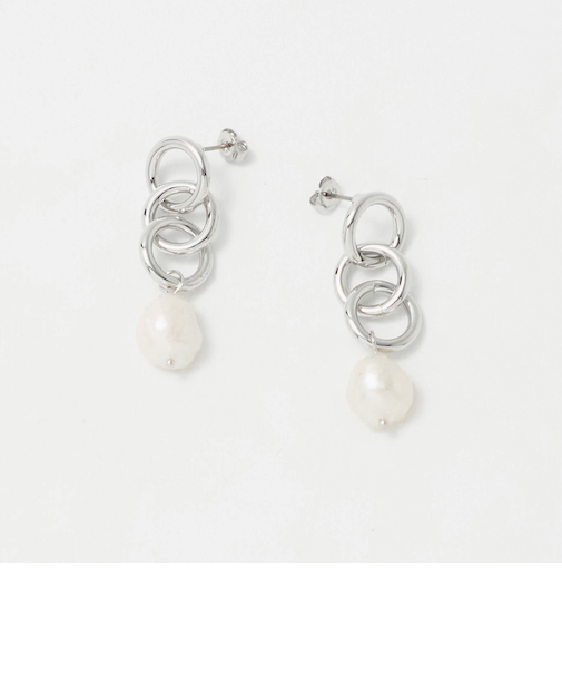 リング＆淡水パール ピアス