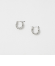 ギザギザ フープピアス