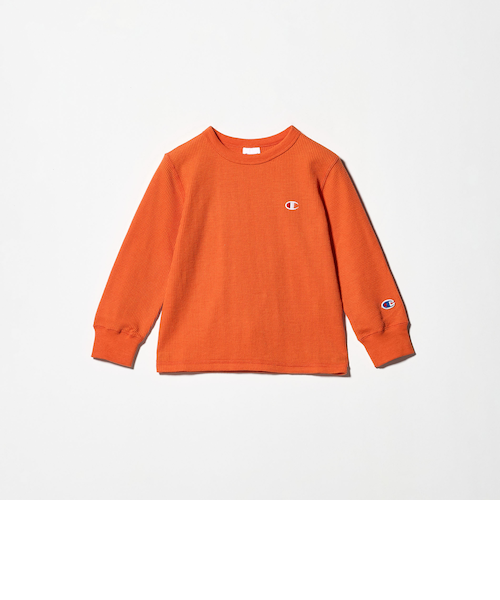Champion＞ワッフル ロングスリーブTシャツ / キッズ 110cm