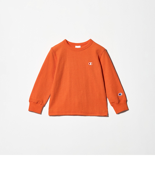 ＜Champion＞ワッフル ロングスリーブTシャツ / キッズ  110cm-130cm